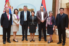 1. mart 2019. Članovi Poslaničke grupa prijateljstva sa Kazahstanom sa delegacijom Kazahstana